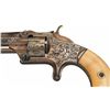 Image 2 : Cased Engraved Gold Smith & Wesson Model No. 1 3rd Issue Revolver with Ivory Grips