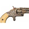 Image 3 : Cased Engraved Gold Smith & Wesson Model No. 1 3rd Issue Revolver with Ivory Grips