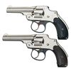 Image 1 : Collector's Lot of Two Excellent Smith & Wesson 32 Safety Hammerless Revolvers -A) Smith & Wesson 32