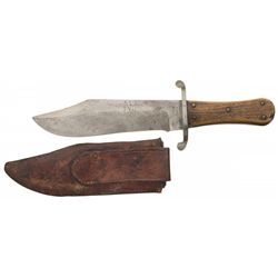 Desirable Will & Finck Bowie Knife with Sheath