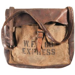Courier's Haversack with Wells Fargo & Company Express Markings