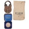 Image 1 : Three Wells Fargo Marked Items Including a Cased 50th Anniversary Silver Coin