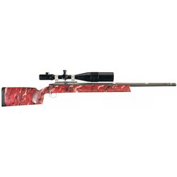 Tooley Custom Rifles Nesika Model K Single Shot Bolt Action 6mm Varmint Rifle with Case