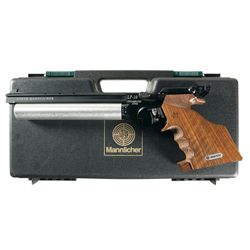 Steyr-Mannlicher Model LP-10 Single Shot Pre-Charged Air Pistol with Case and Accessories