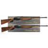 Image 1 : Collector's Lot of Two 20 Gauge Belgian Browning Auto-5 Semi-Automatic Shotguns with Boxes -A) Brown