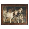 Image 1 : Scarce Framed H.R. Poore Winchester Bear Dogs Print