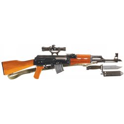 Norinco AK-47 Semi-Automatic Rifle with Scope, Seven Magazines and Drum Magazine