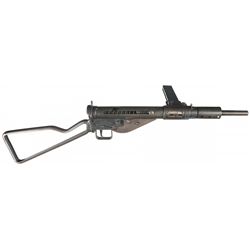 World War II British Sten Mark II DEWAT Sub-Machine Gun with Extra Magazine and Loading Tool