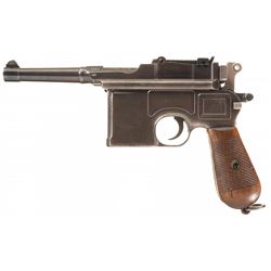 Mauser C96 Broomhandle Semi-Automatic Pistol with Finnish Army Acceptance Markings