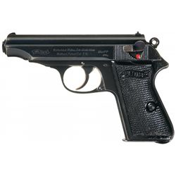 Rare World War II Nazi Military Proofed Walther PP Semi-Automatic Pistol in 9mm Kurz (380 ACP) with 