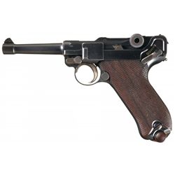 German DWM Model 1908 Commercial Luger with Holster