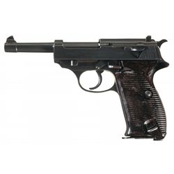 Scarce World War II Nazi Military Proofed Commercial Walther HP Semi-Automatic Pistol