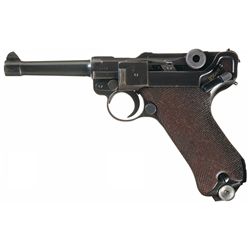 1939 Dated Mauser Banner "Eagle/C" Nazi Police P.08 Luger Pistol Rig