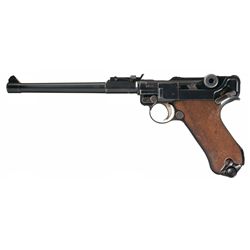 World War I German Army 1917 Dated DWM Artillery Luger