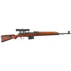 Desirable World War II Walther G43 "ac44" Semi-Automatic Sniper Rifle with ZF4 Scope and Mount