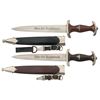 Image 1 : Two Nazi Party Daggers with Scabbards and Hangers