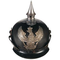 Otto Nachtigall Production 1905 Pattern Dispatch Rider Steel Bodied Pickelhaube Helmet