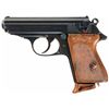 Image 1 : World War II Nazi Police Marked Walther PPK Semi-Automatic Pistol with Commercial Holster and Spare 