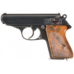 Commercial Production Pre-World War II Walther PPK Semi-Automatic Pistol