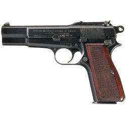 Fabrique Nationale High Power Semi-Automatic Pistol with Extra Magazine