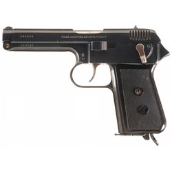 Unique CZ Model Vz38 Semi-Automatic Pistol, in Scarce Bulgarian Contract Configuration