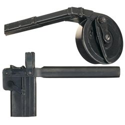 World War I Second Model Bing Brothers Artillery Luger Snail Drum Magazine with Cover and Loading To