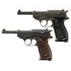 Image 1 : Collector's Lot of Two Scarce World War II German P38 Semi-Automatic Pistols -A) Mauser Dual Tone P3