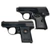 Image 1 : Collector's Lot of Two Walther Semi-Automatic Vest Pocket Pistols -A) Excellent Walther Model 5 Semi
