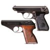 Image 1 : Collector's Lot of Two World War II German Semi-Automatic Pistols -A) Nazi Proofed J.P. Sauer Model 