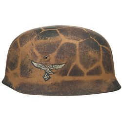 Nazi Luftwaffe Fallschirmhelm Pattern Style Paratrooper Helmet with Camouflage Finish