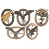 Image 1 : Five Luftwaffe Style Qualification Badges Including a Paratrooper Style Badge