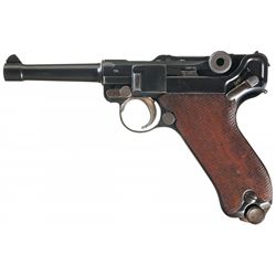 DWM 1908 Commercial Rework Luger Semi-Automatic Pistol with Imperial Military Proof