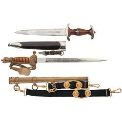 Two World War II Nazi Daggers