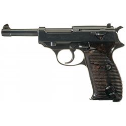 Scarce World War II Nazi Military Proofed Commercial Walther HP Semi-Automatic Pistol