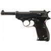 Image 1 : World War II Walther "ac/41" Code P38 Semi-Automatic Pistol with Matching Magazine