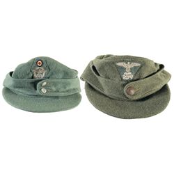 One SS Field Cap and One Police Field Cap