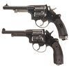 Image 1 : Two Swiss Double Action Revolvers with Holsters -A) Swiss Model 1882 Revolver with Holster and Shoul