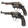 Image 1 : Two Swiss Double Action Revolvers with Holsters -A) Swiss Model 1882 Revolver with Holster and Shoul