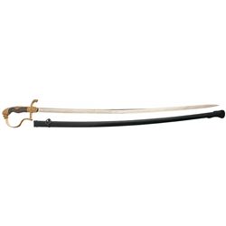 Excellent Edwin Pack Production German Artillery Officer's Lion Head Pommel Sword