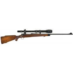 Pre-64 Winchester Model 70 Super Grade Bolt Action Rifle in 220 Swift with Scope