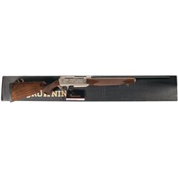 Signed Engraved Browning BAR Mark II Light Weight Safari High Grade Semi Automatic Rifle with Box