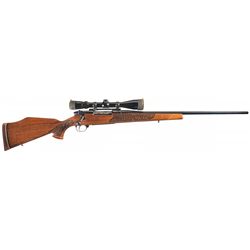 Weatherby Mark V Lazermark 30-06 Caliber Bolt Action Rifle with Scope
