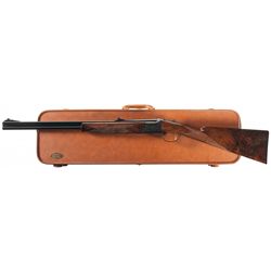 Belgium Browning Superposed Express Rifle with Case