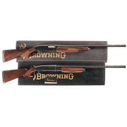 Two Boxed Browning Shotguns -A) Browning Gold Evolve Grade I Semi-Automatic Shotgun