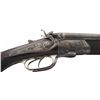 Image 3 : Engraved and Gold Inlaid German Double Rifle Shotgun Drilling Hammer Gun
