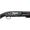 Image 3 : Beautifully Engraved and Gold Inlaid 20 Gauge Winchester Model 12 Slide Action Shotgun