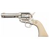 Image 1 : Colt Black Powder Frame Single Action Army Revolver with Unique Long Grip Frame and Ivory Grips
