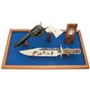 Image 1 : Colt 1 of 1,000 Cowboy Single Action Army Revolver and Knife Set with Display Case and Boxes