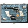 Image 1 : Two Colt Nevada Centennial Single Action Army Revolvers with Commemorative Case -A) Colt Nevada Cent