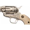 Image 2 : Factory Class "C" Engraved Colt Single Action Army Revolver with Factory Ivory Grips and Factory Let